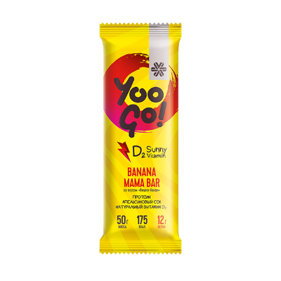 Батончик Banana Mama (вишня-банан) - Yoo Gо