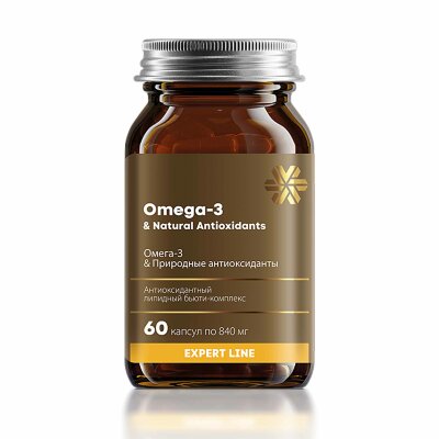 Омега-3 & Природные антиоксиданты - Expert Line